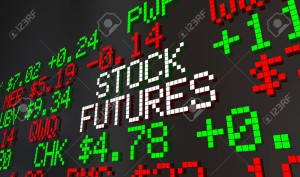 Stock Futures Early Trading Market Values Ticker Prices 3d Animation